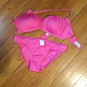 NWT Xhilaration bandeau bikini sz medium